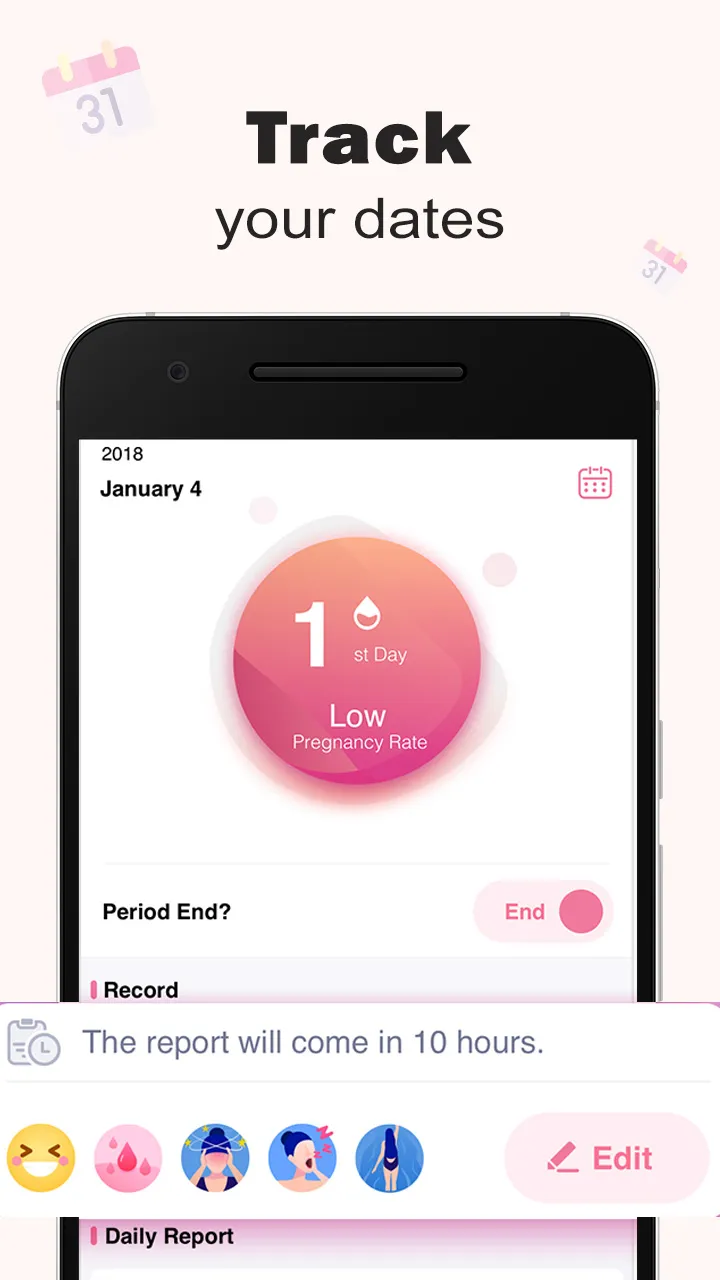 Period Tracker-Cycle & Ovulati | Indus Appstore | Screenshot