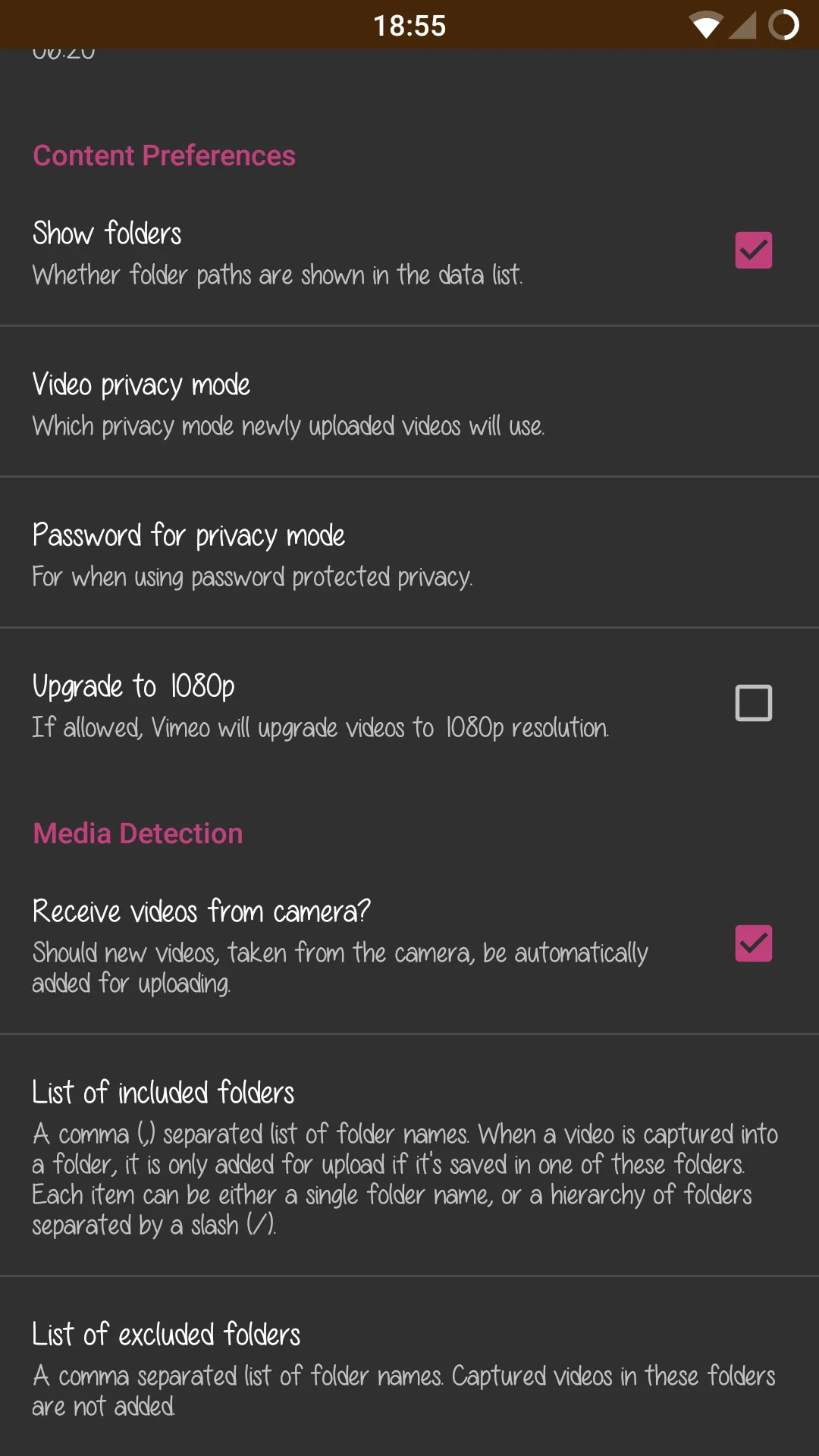 Uploader for Vimeo | Indus Appstore | Screenshot