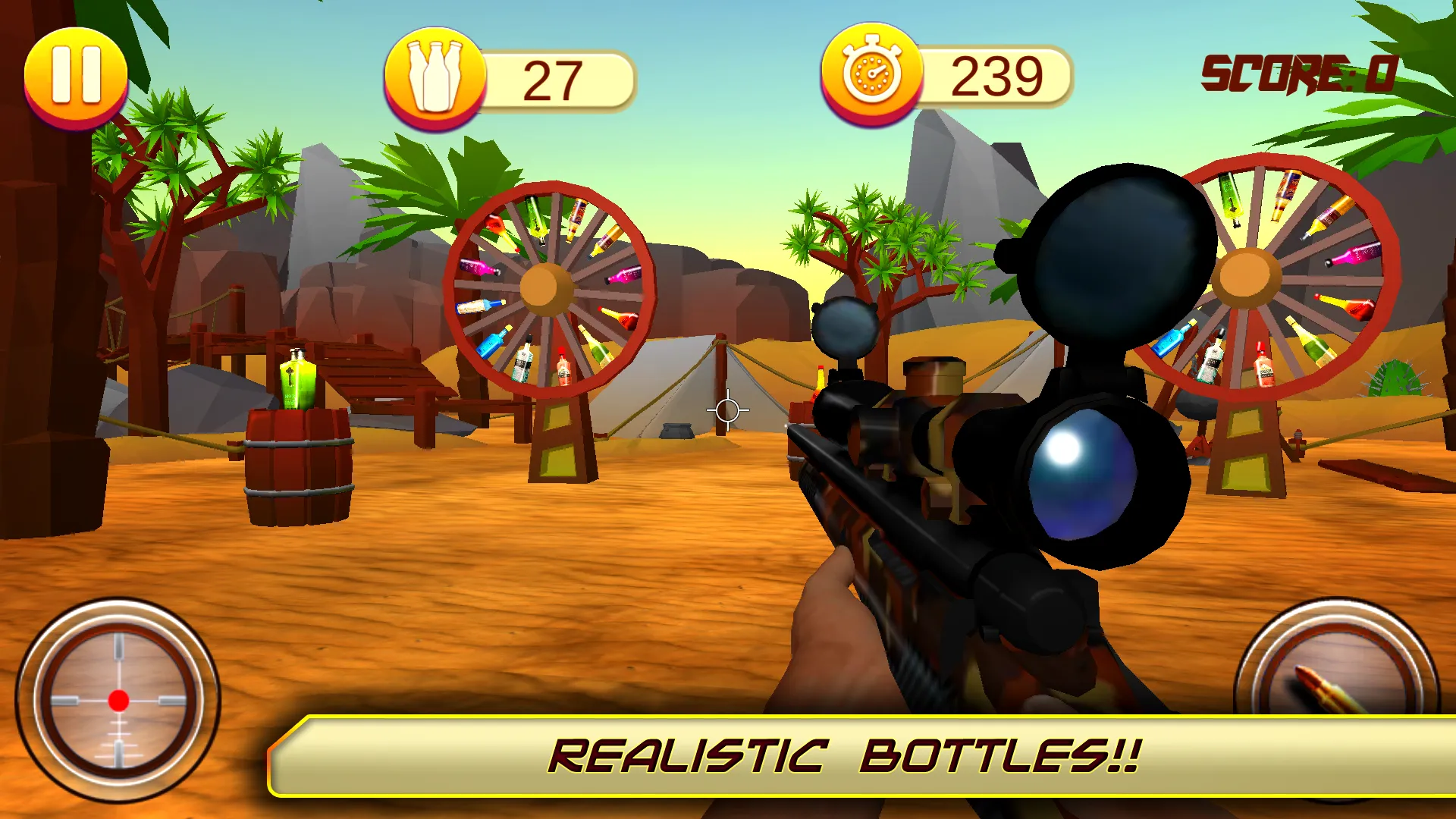 Bottle Shoot – Bottle Shooting | Indus Appstore | Screenshot