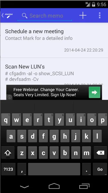 Memo Wallet: Quick Memo Notes | Indus Appstore | Screenshot