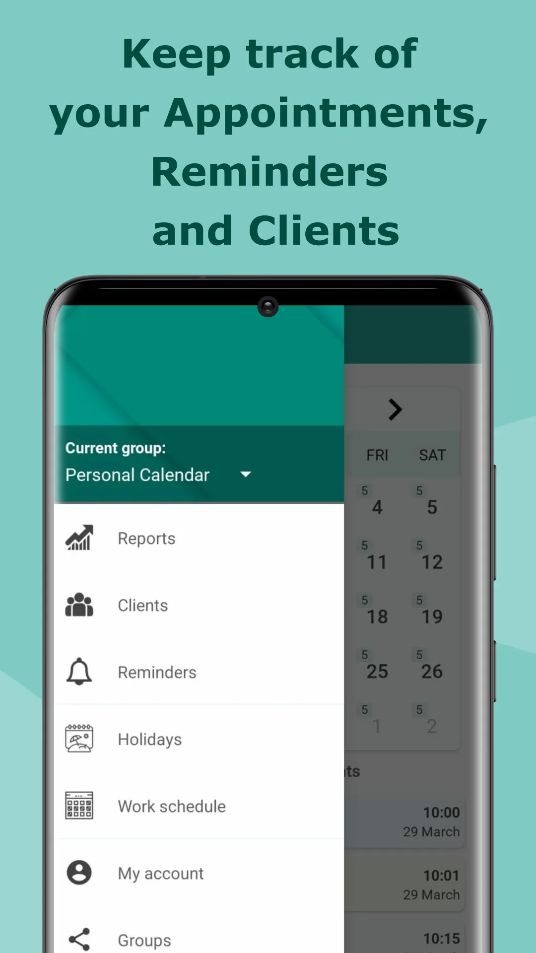 Appointments Planner Calendar | Indus Appstore | Screenshot