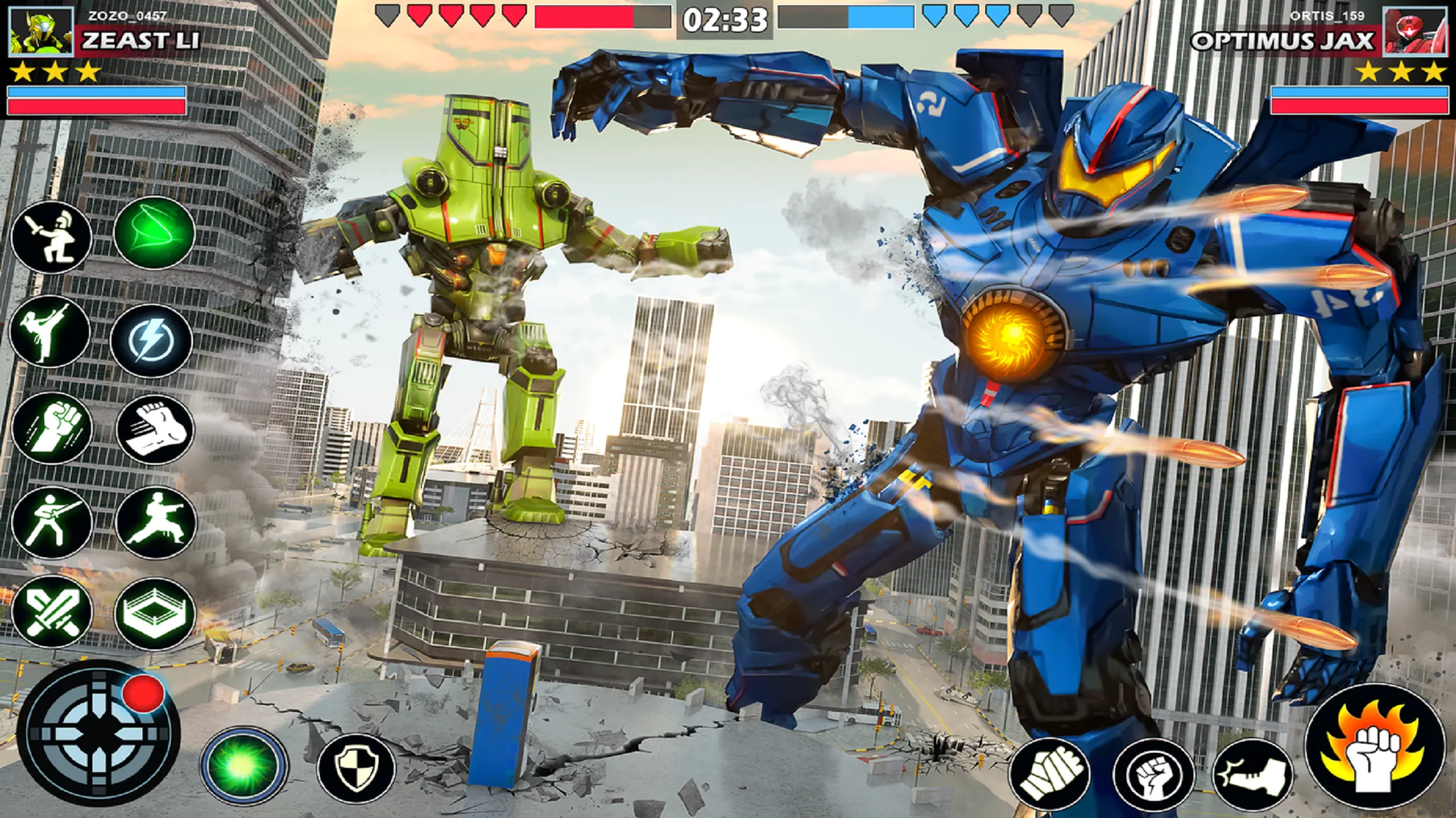 Robot Kung Fu Fighting Games | Indus Appstore | Screenshot