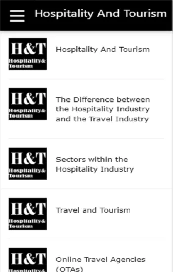 Hospitality and Tourism | Indus Appstore | Screenshot