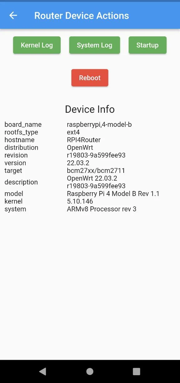 OpenWrt Manager | Indus Appstore | Screenshot