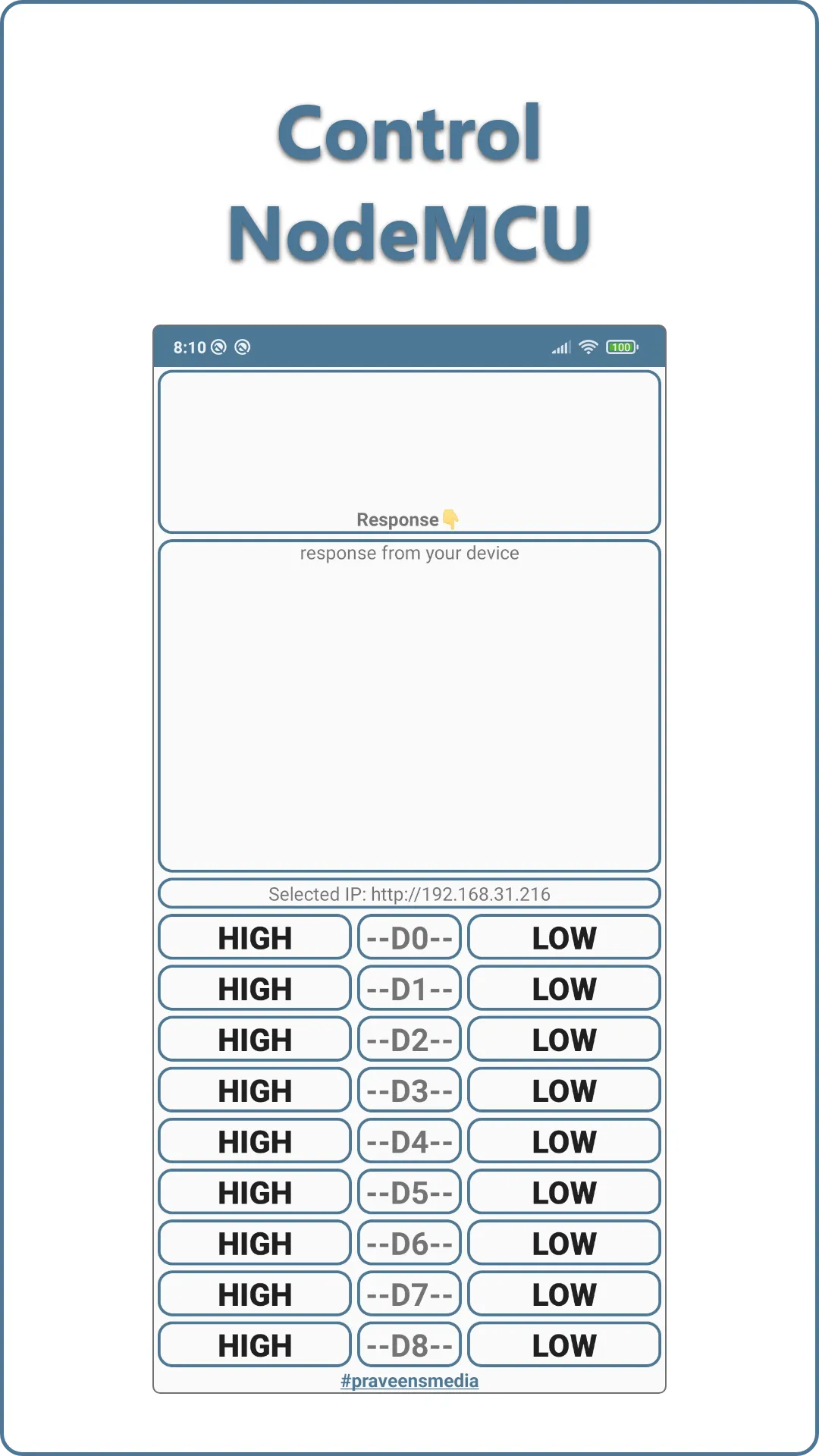 NodeMCU-mDNS ESP8266/32 | Indus Appstore | Screenshot