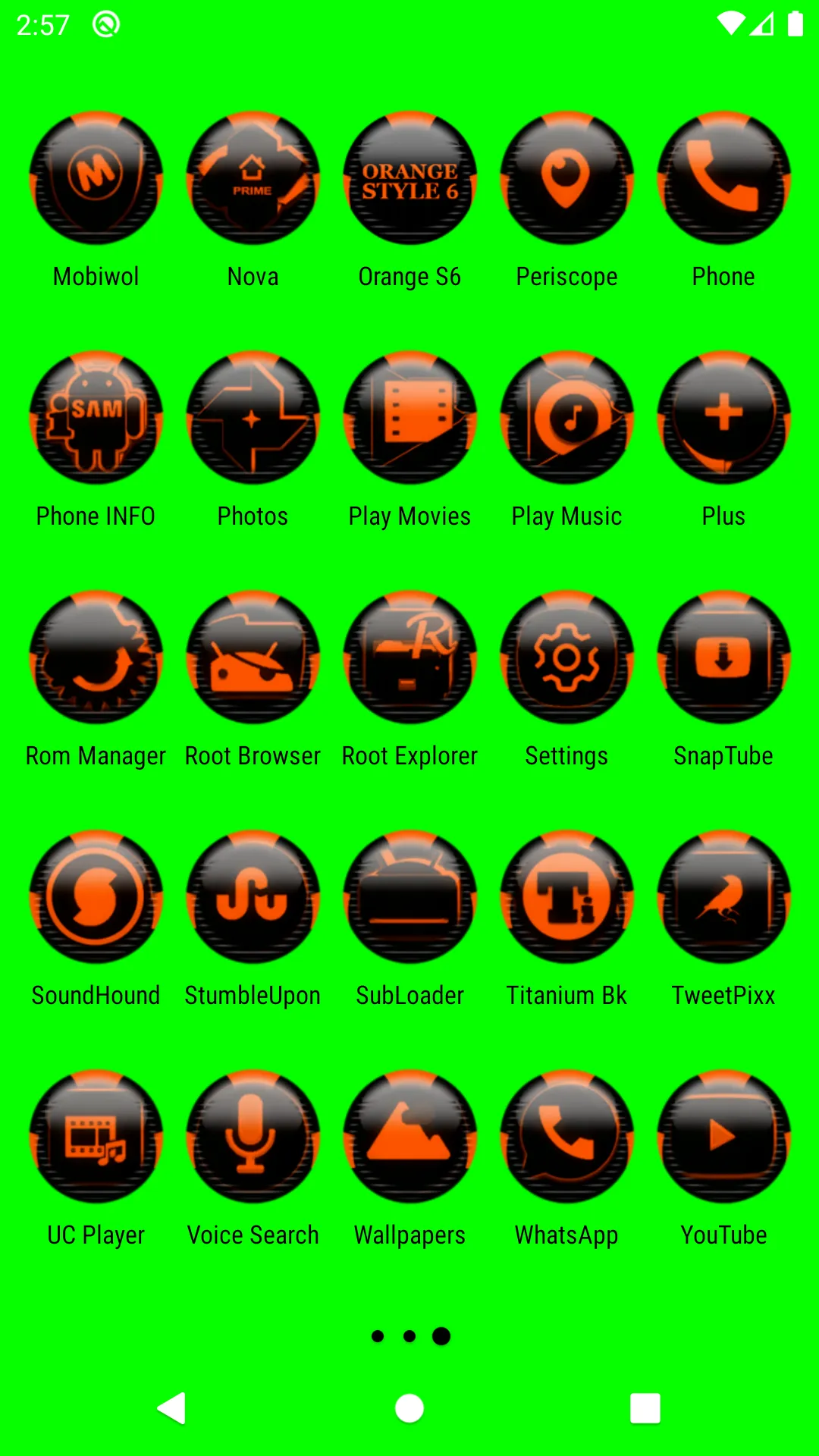 Orange Icon Pack Style 6 | Indus Appstore | Screenshot