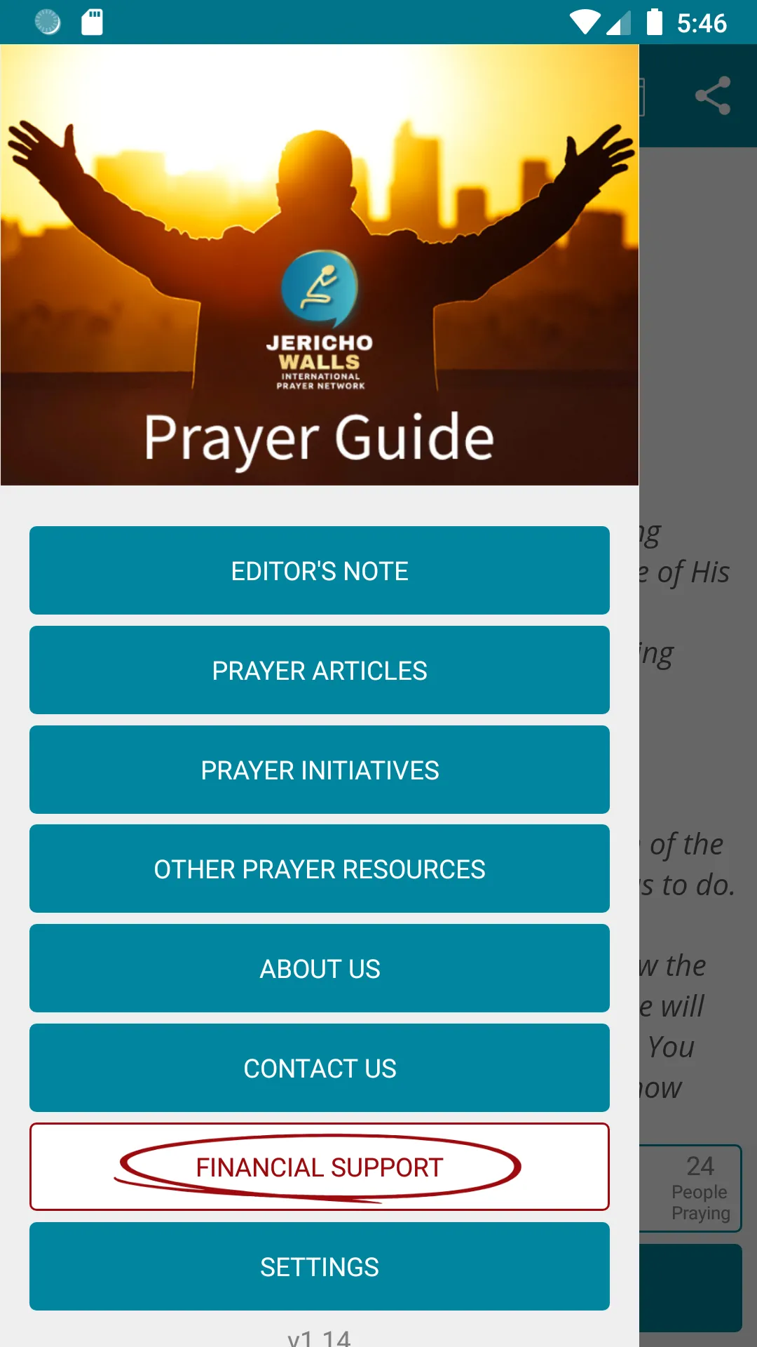 Jericho Walls Prayer App | Indus Appstore | Screenshot