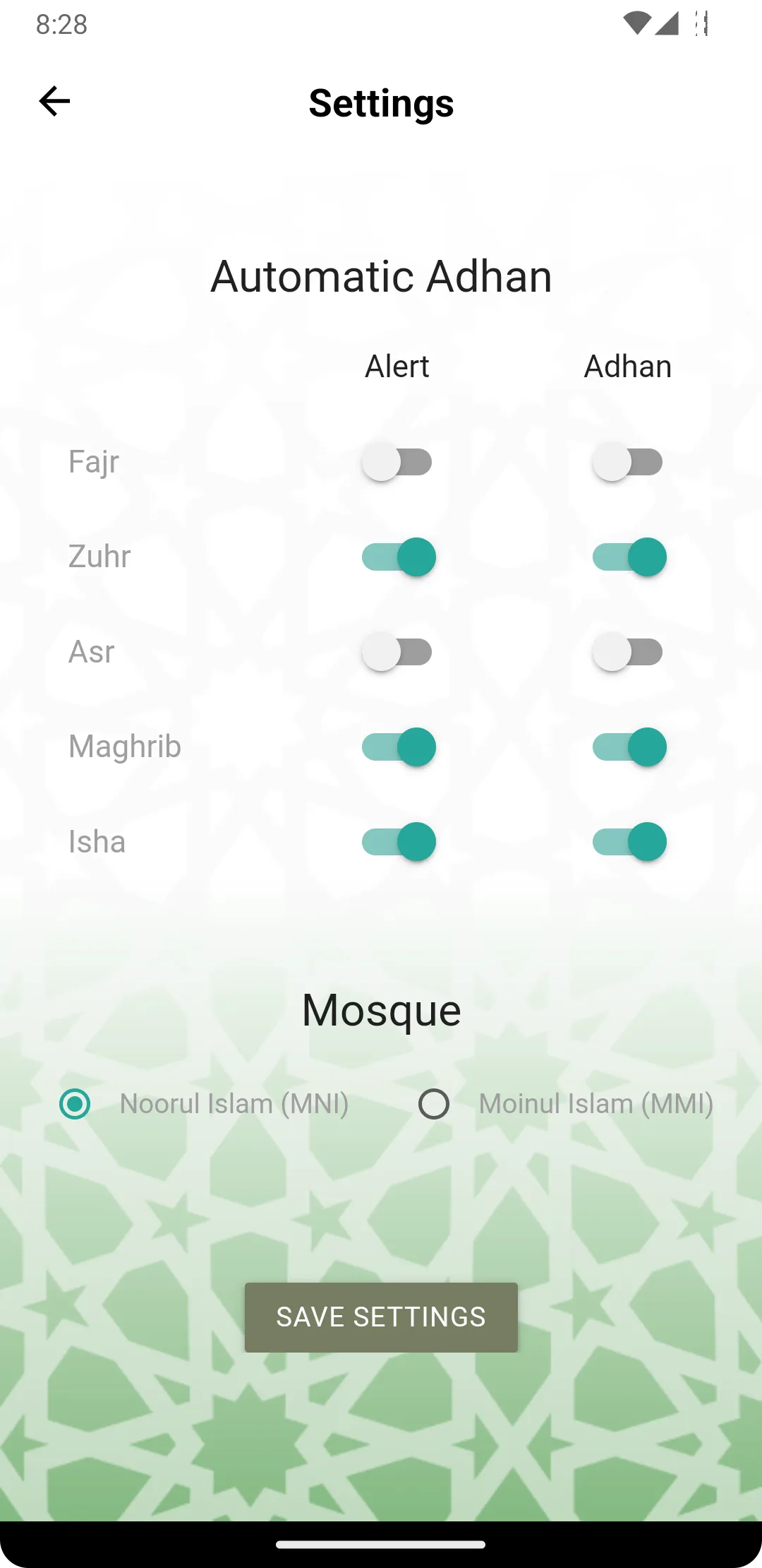 Masjid-e-Noorul Islam (MNI) | Indus Appstore | Screenshot