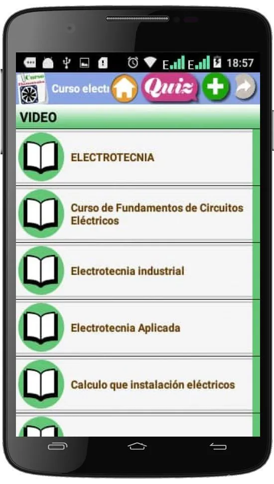 Curso electrotécnico | Indus Appstore | Screenshot