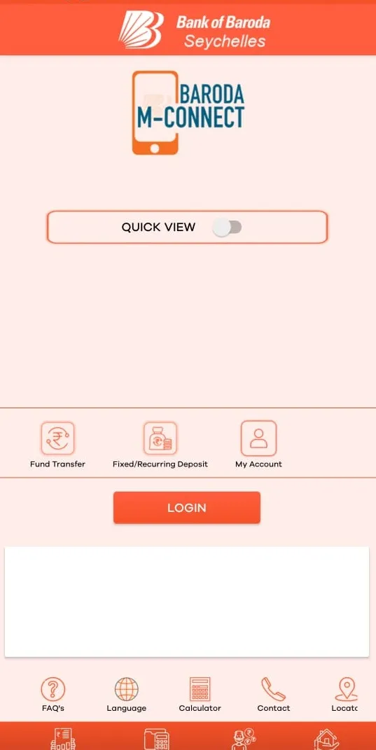Baroda M-Connect Seychelles | Indus Appstore | Screenshot