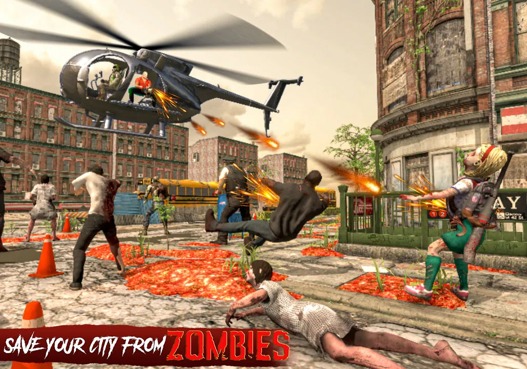 Airforce Zombie Shooter Rescue | Indus Appstore | Screenshot