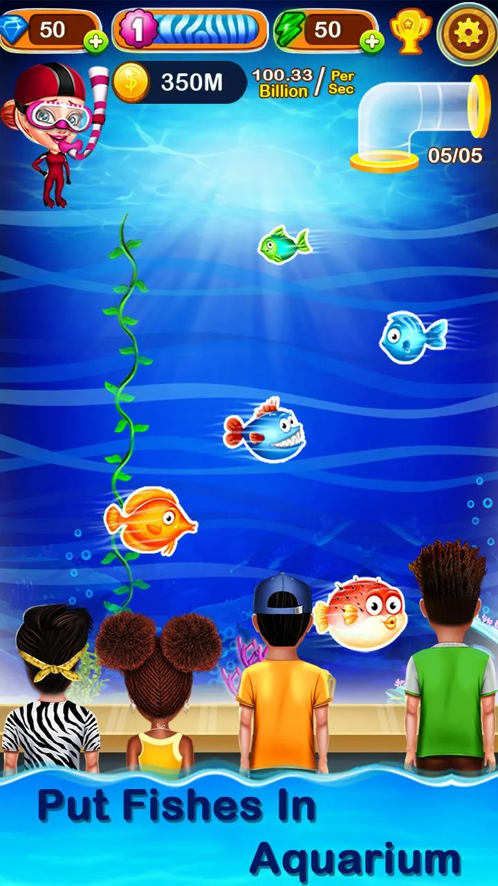 Merge Fish Evolution Games | Indus Appstore | Screenshot