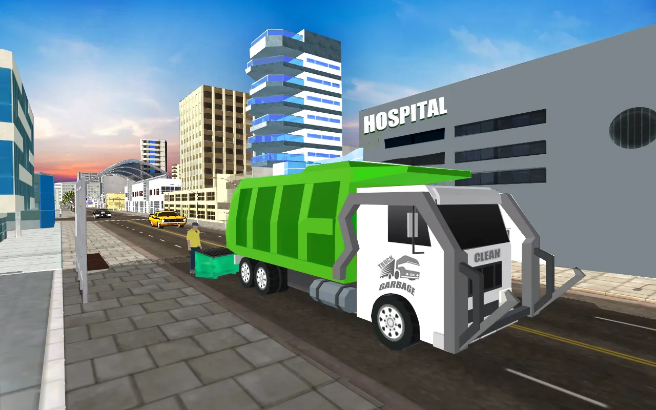 Trash Cleaner Truck Simulator | Indus Appstore | Screenshot