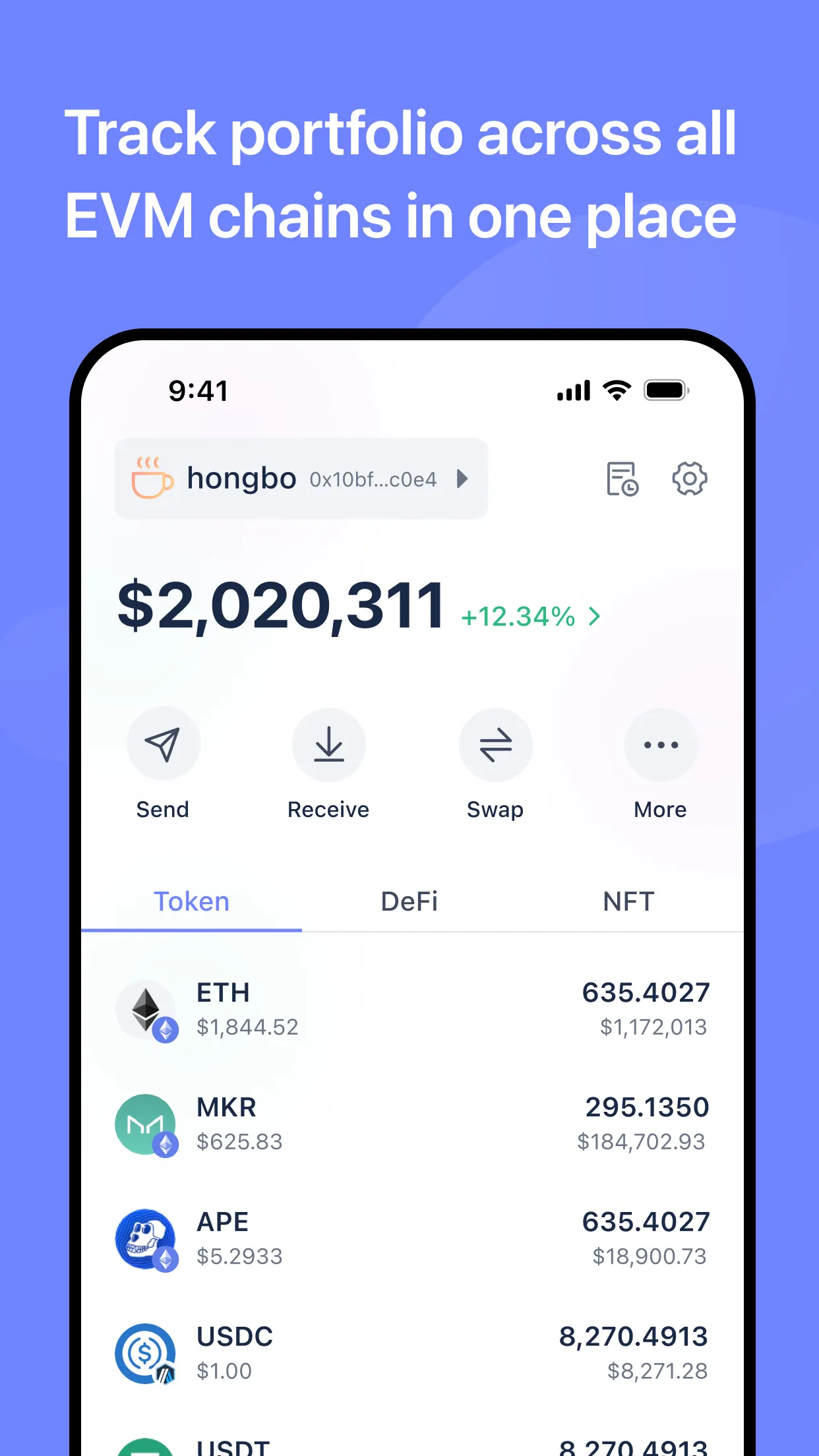 Rabby Wallet - Crypto & EVM | Indus Appstore | Screenshot