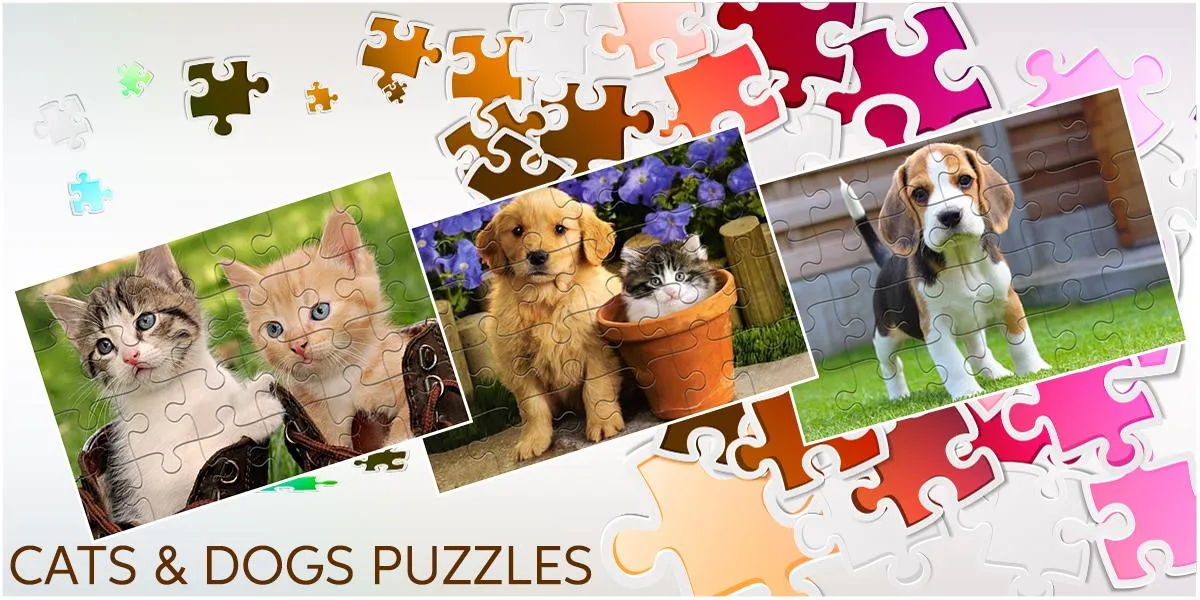 Cats & Dogs Jigsaw Puzzles | Indus Appstore | Screenshot