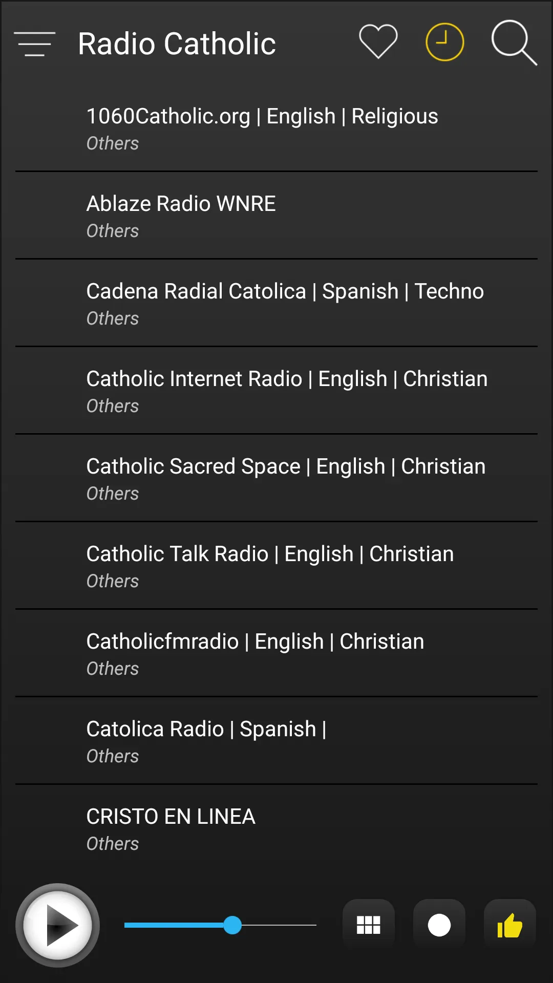 Catholic Radio FM AM Music | Indus Appstore | Screenshot