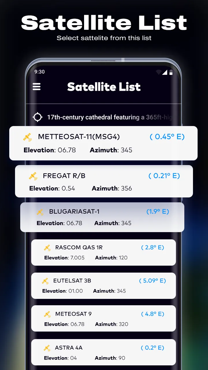 Satellite Finder(Dish Pointer) | Indus Appstore | Screenshot