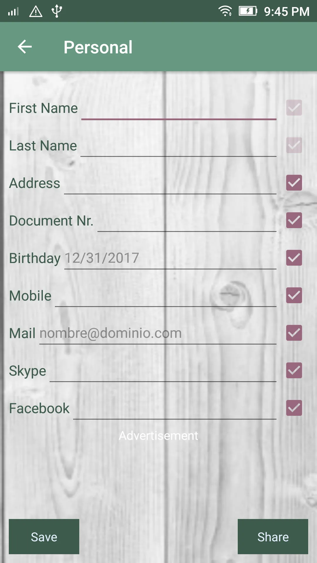 My Personal Information | Indus Appstore | Screenshot