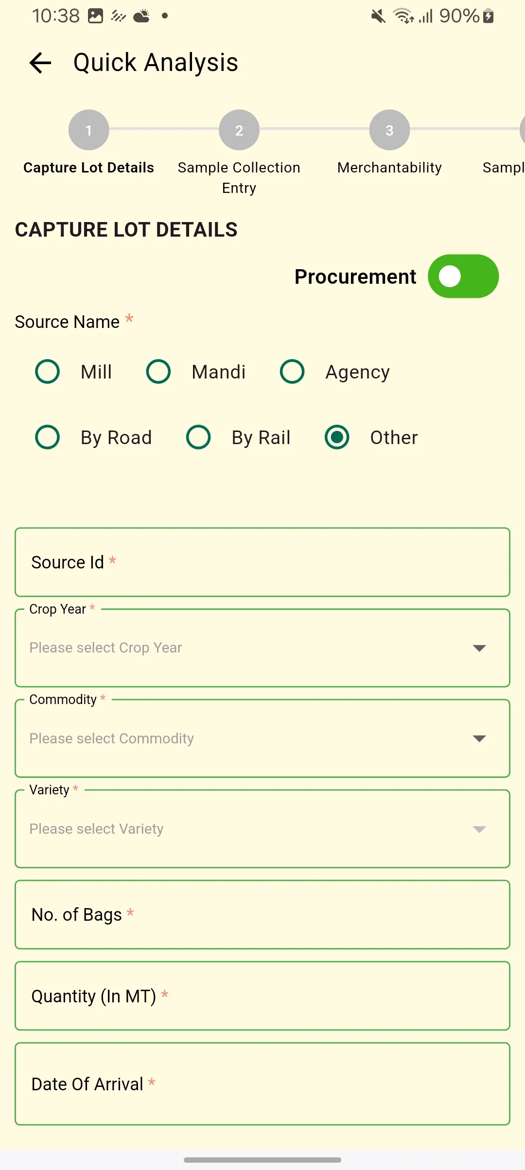 FCI QMS | Indus Appstore | Screenshot
