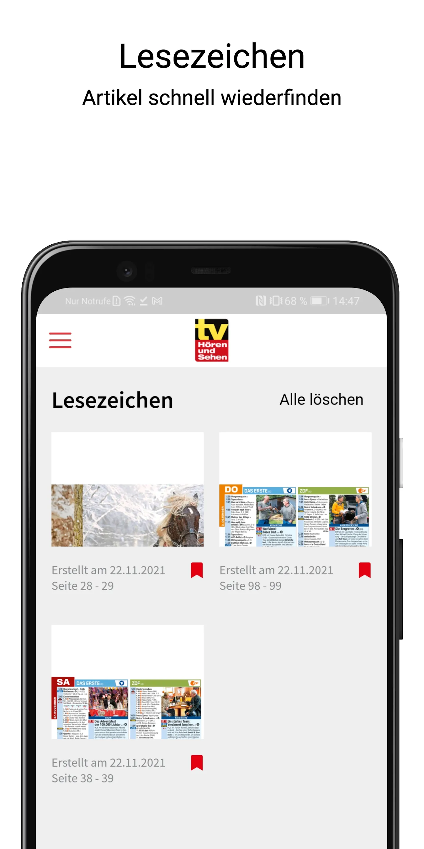 tv Hören und Sehen - ePaper | Indus Appstore | Screenshot