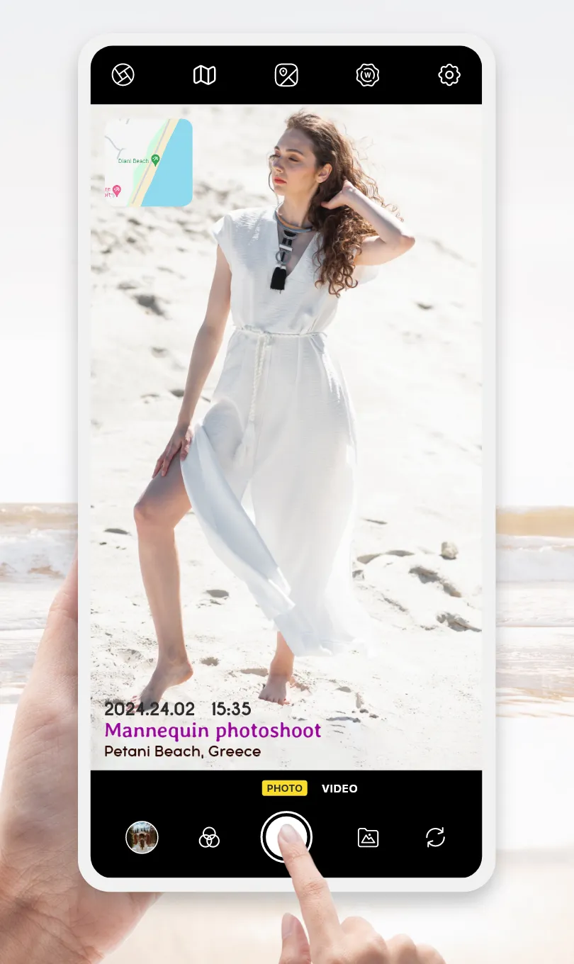 Timestamp camera: Add DateTime | Indus Appstore | Screenshot