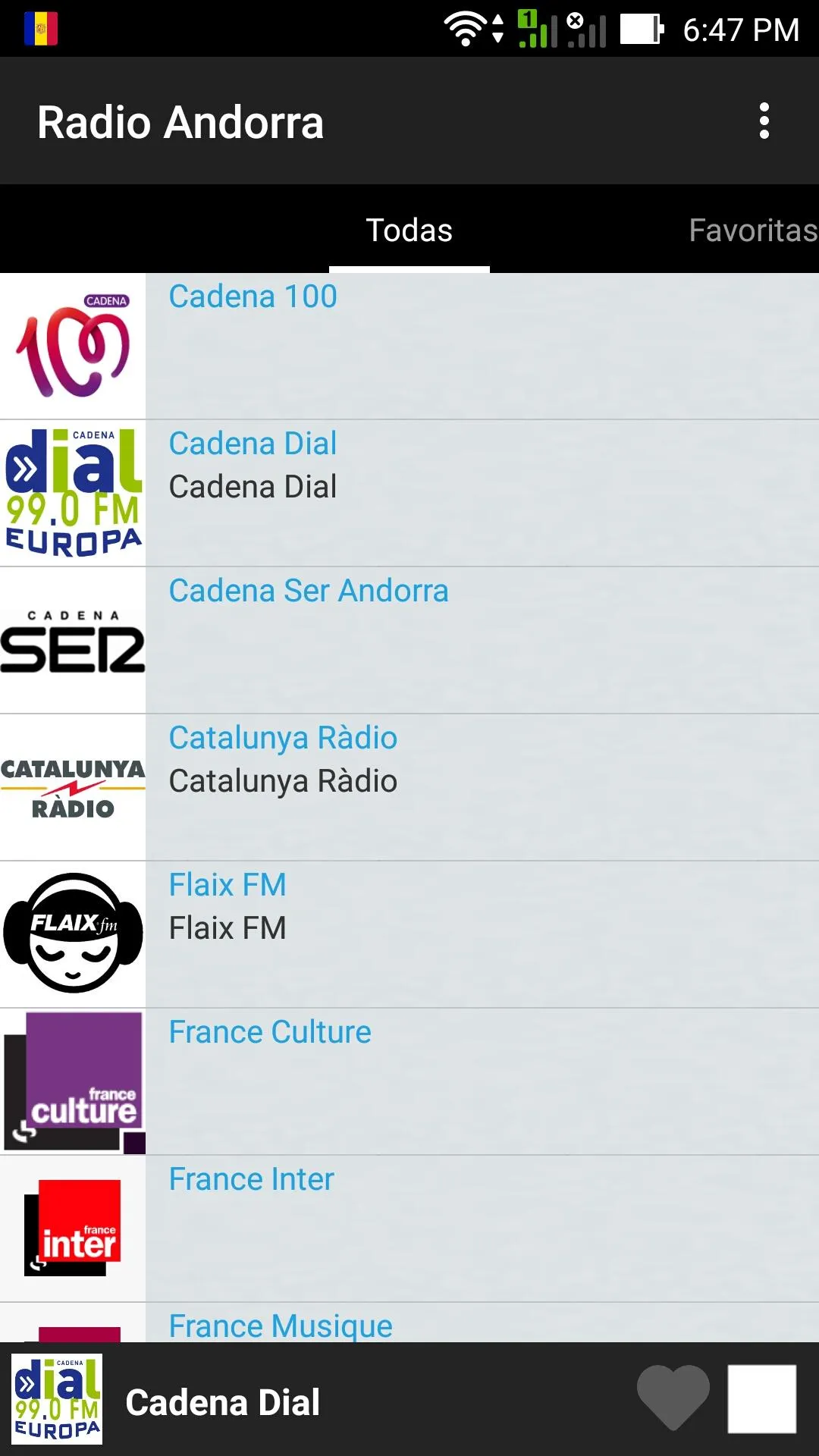 Andorra Radio | Indus Appstore | Screenshot