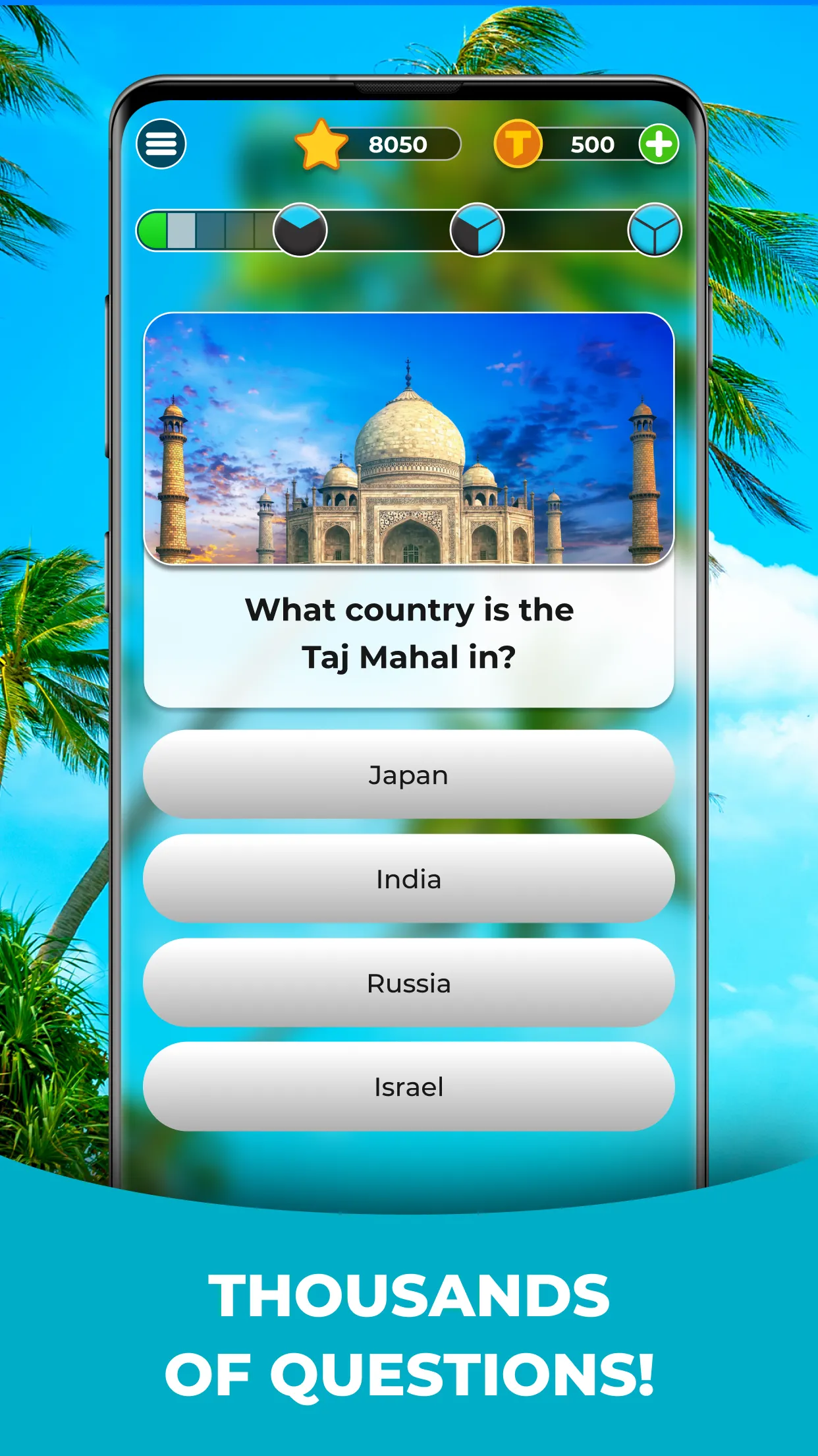 Triviascapes: trivia & IQ test | Indus Appstore | Screenshot