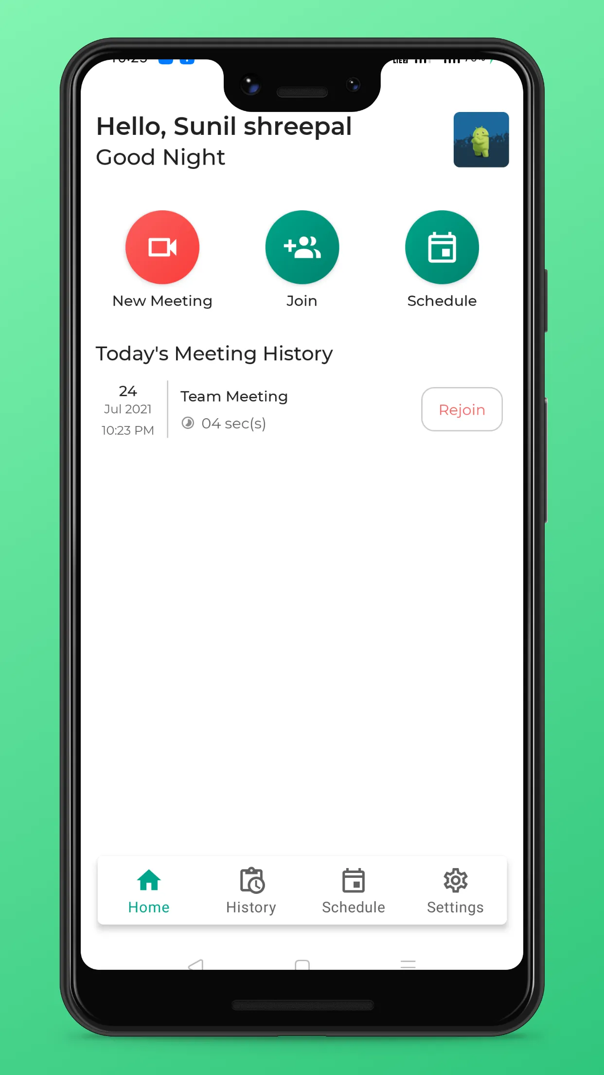 vConnect- Secure Cloud Meeting | Indus Appstore | Screenshot