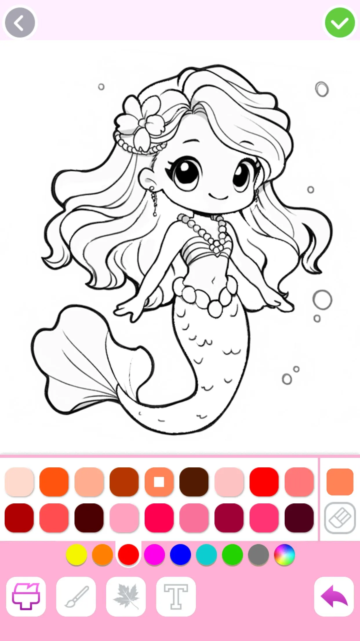 Mermaid Coloring:Mermaid games | Indus Appstore | Screenshot
