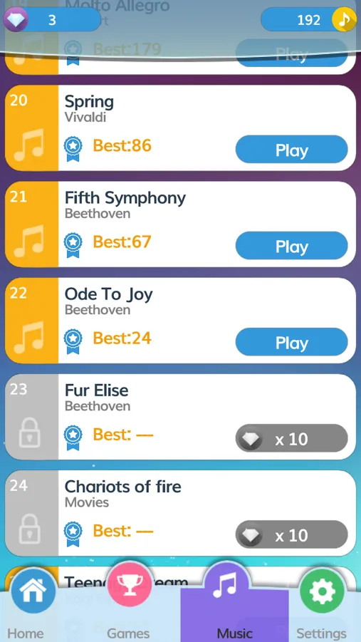 Music Tile: Classic Piano Song | Indus Appstore | Screenshot