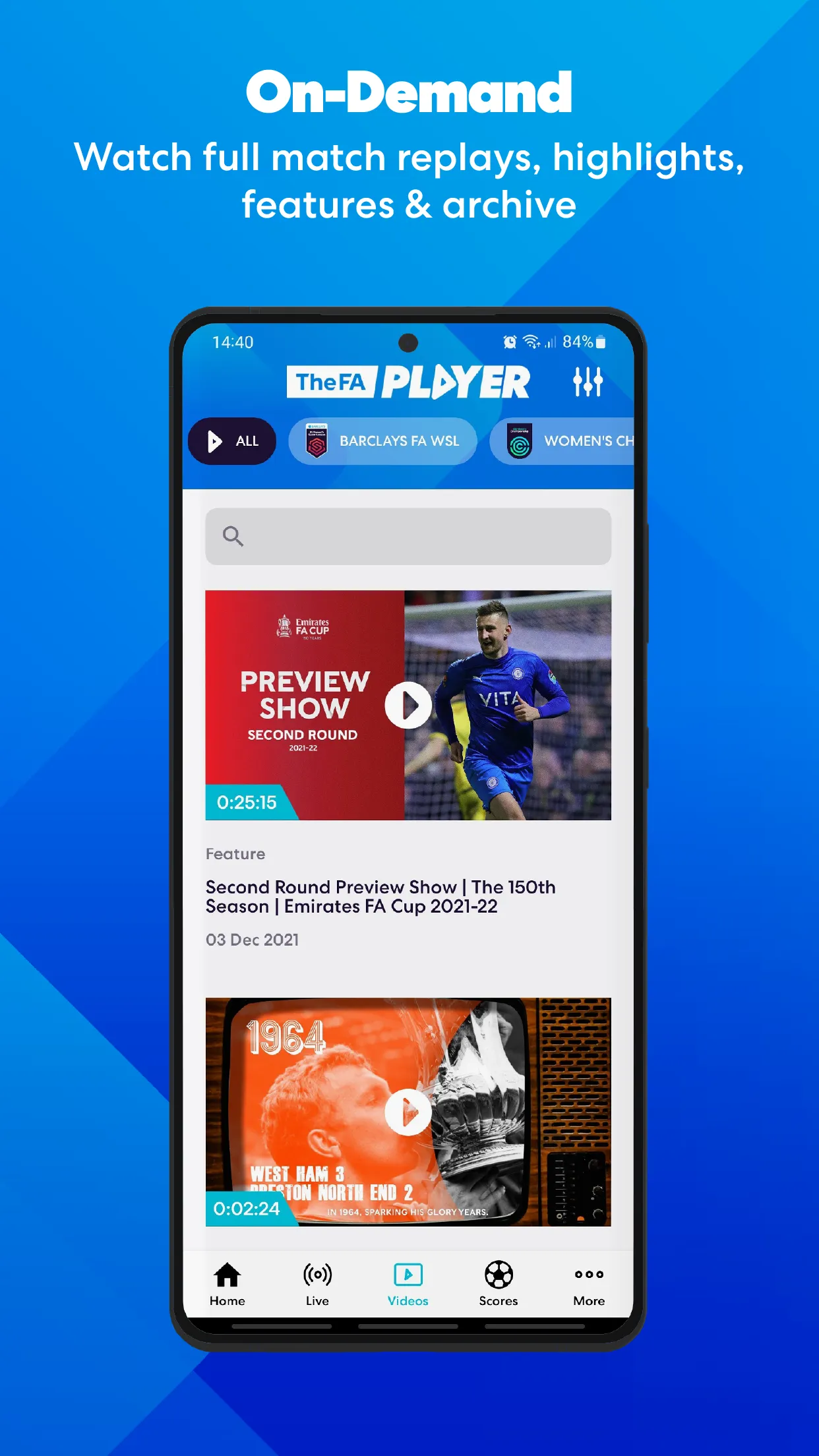 The FA Player | Indus Appstore | Screenshot