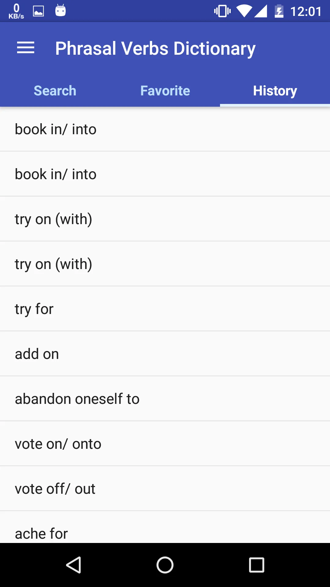 Khmer Phrasal Verbs Dictionary | Indus Appstore | Screenshot