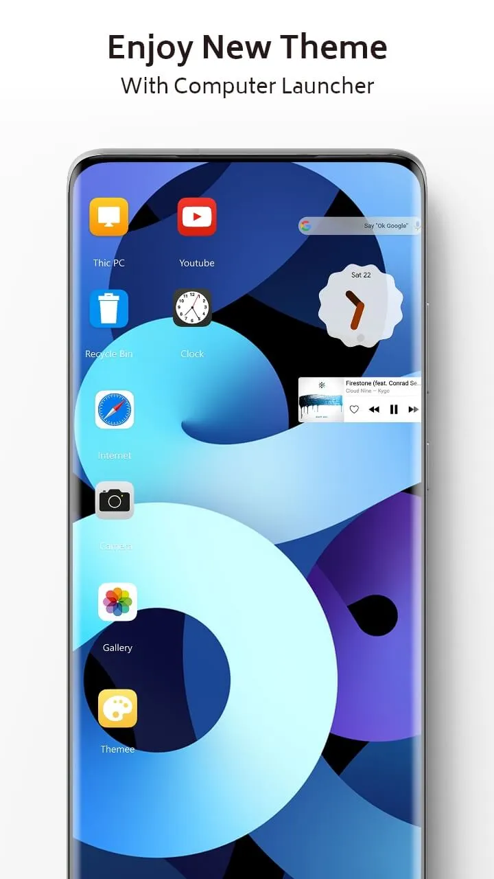 i-OS 16 Theme for Launcher | Indus Appstore | Screenshot