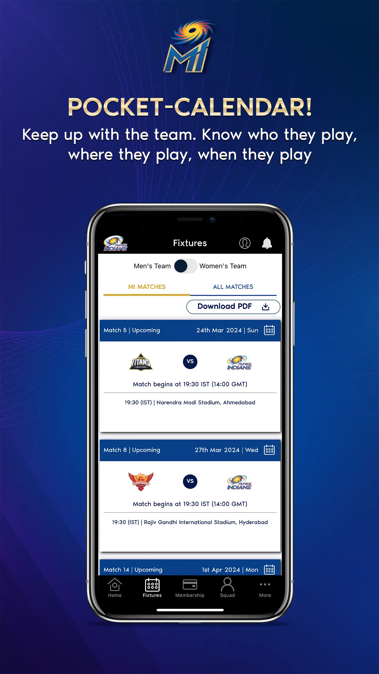 Mumbai Indians Official App | Indus Appstore | Screenshot