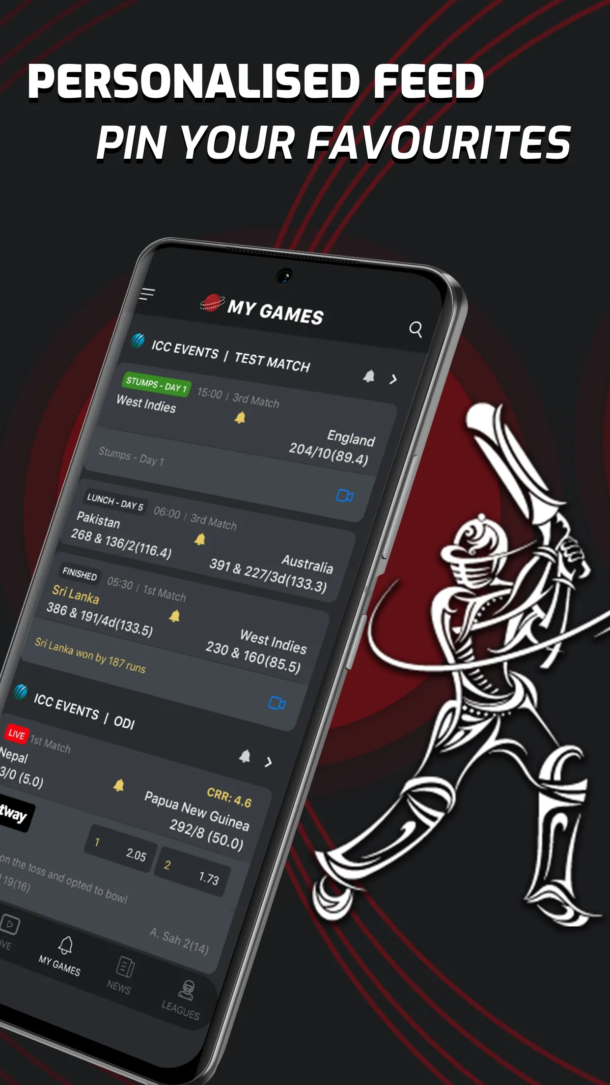 Planet Cricket - Live Scores | Indus Appstore | Screenshot