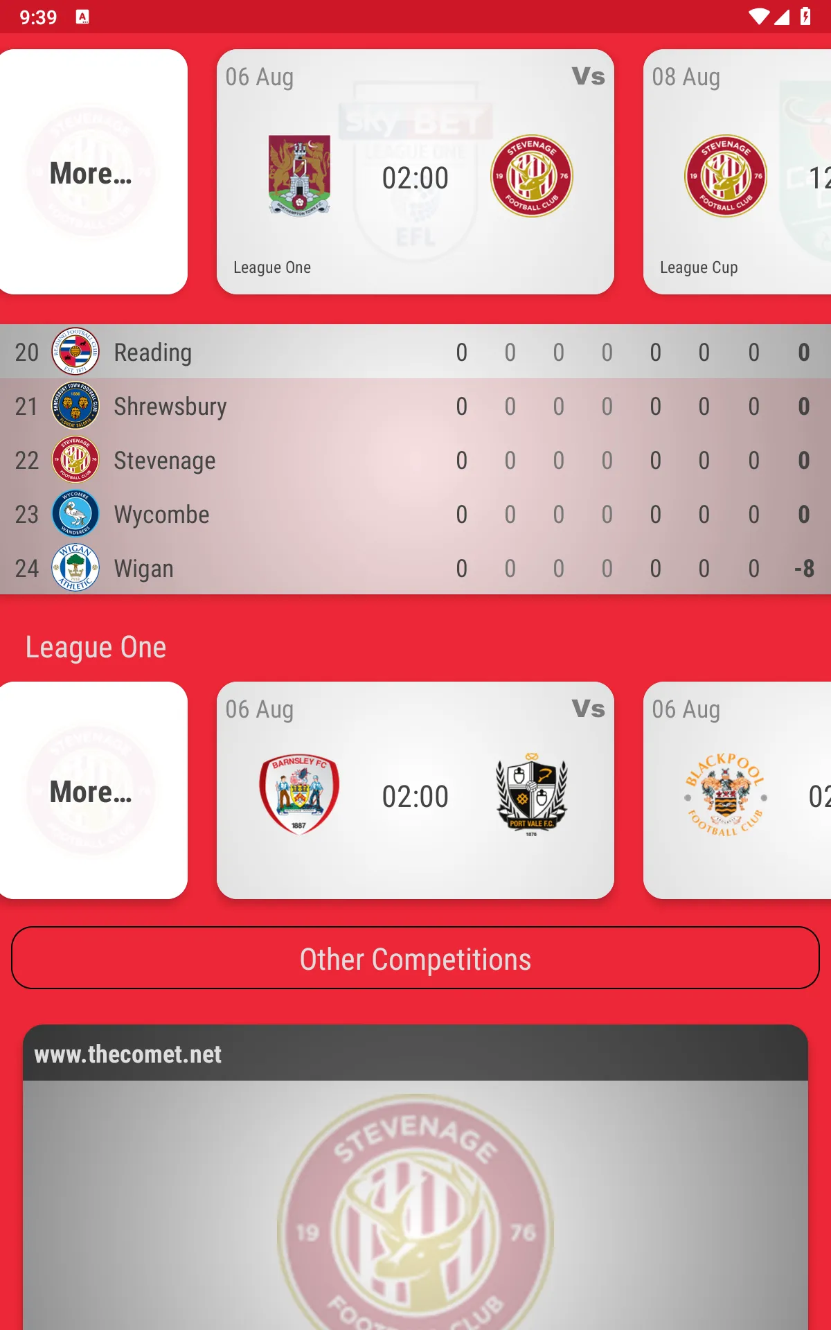 Stevenage FC Fan App | Indus Appstore | Screenshot