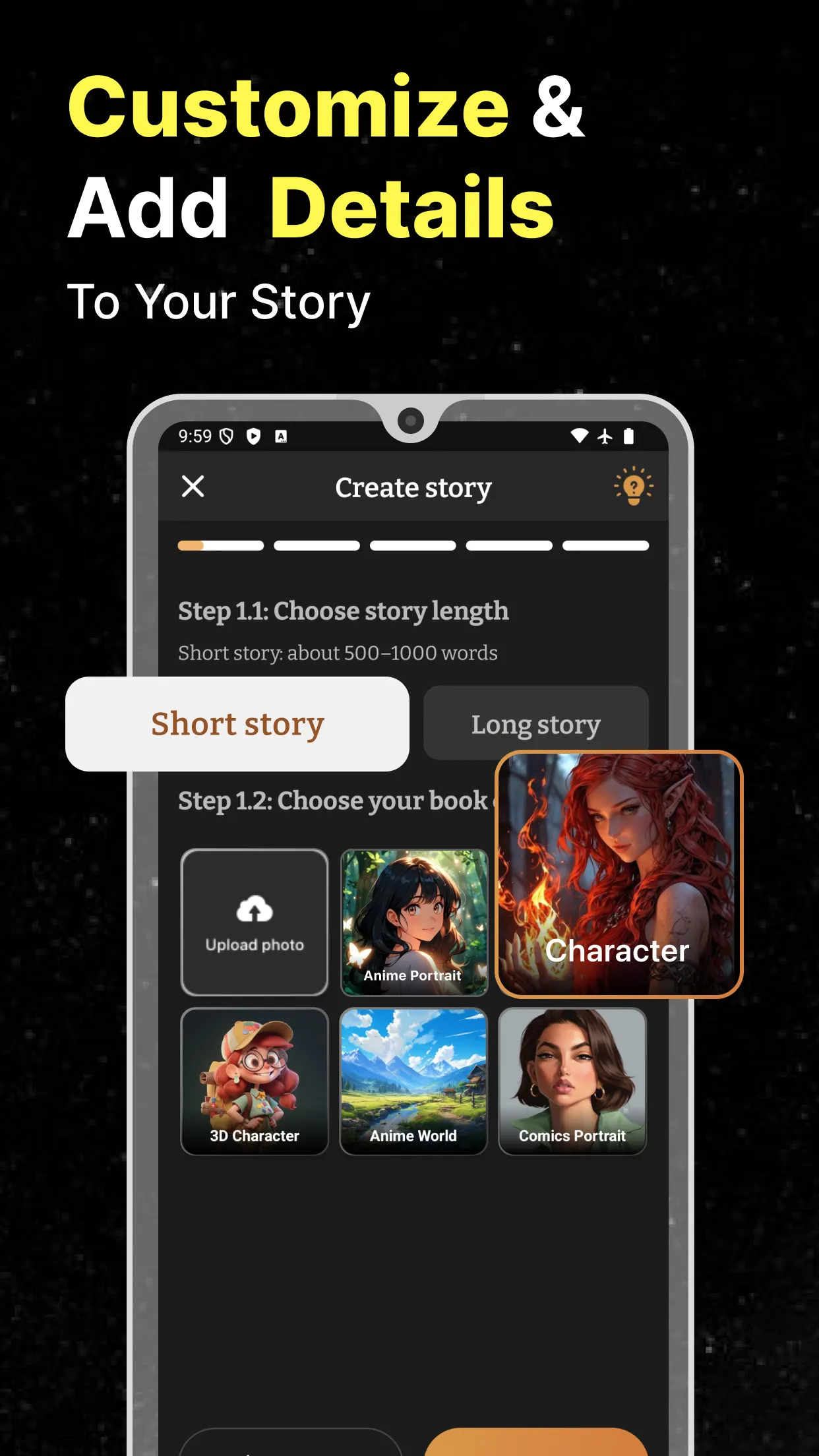 AI Story Generator Novel Maker | Indus Appstore | Screenshot