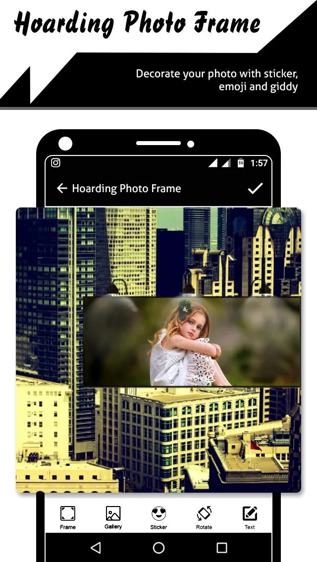 Hoarding Photo Frame | Indus Appstore | Screenshot