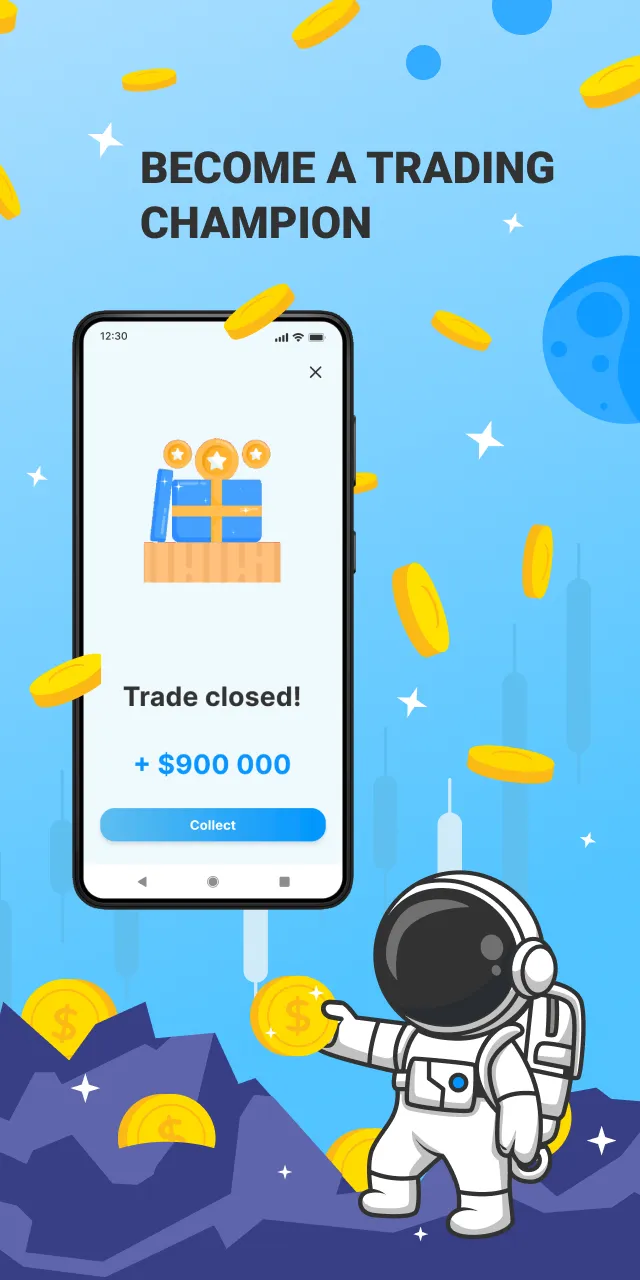 CryptoCosmic Trading Simulator | Indus Appstore | Screenshot