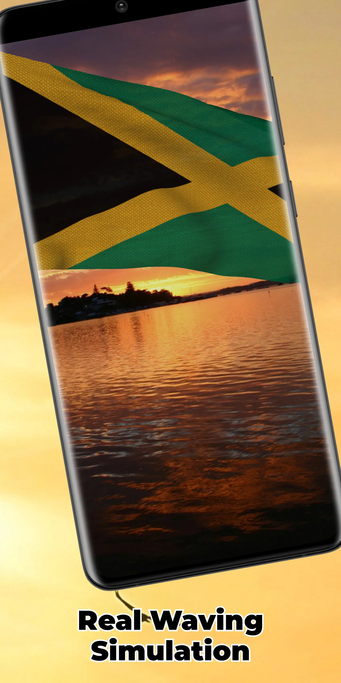 Jamaica Flag Live Wallpaper | Indus Appstore | Screenshot