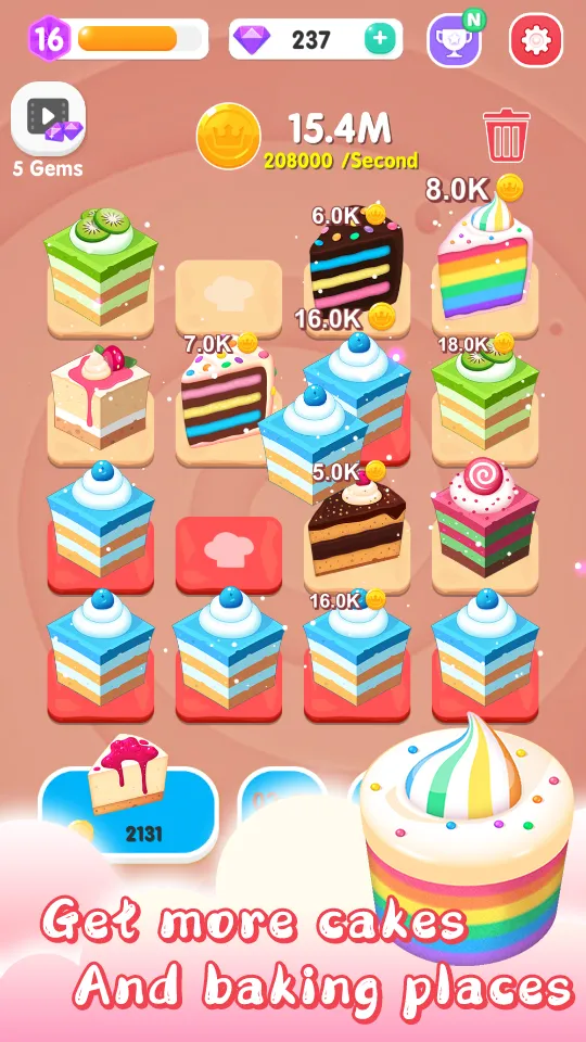 Merge Cake Mania | Indus Appstore | Screenshot