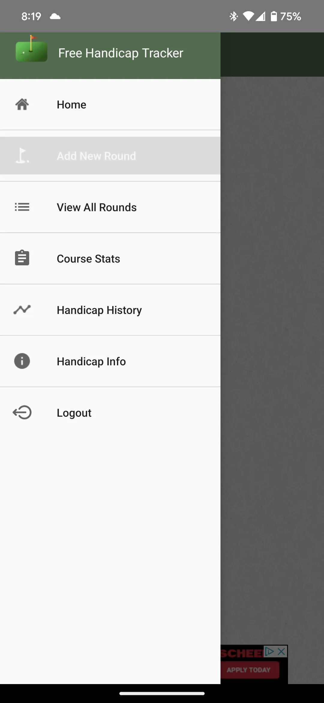 Golf Handicap Tracker | Indus Appstore | Screenshot