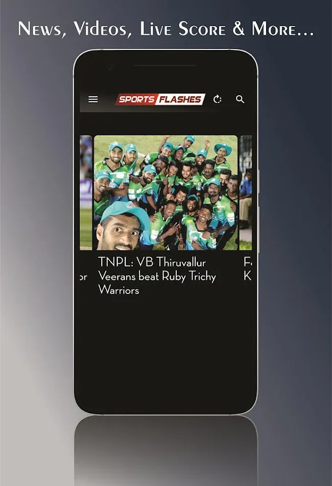 Sports Flashes - Live Sports R | Indus Appstore | Screenshot