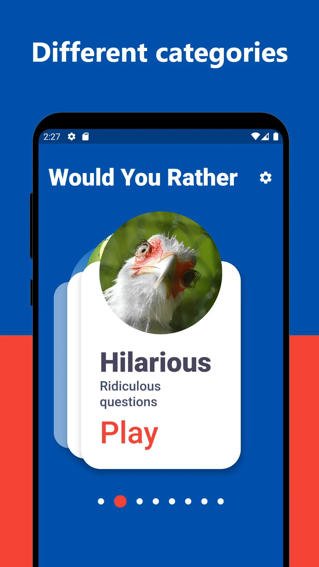 Would You Rather Categories | Indus Appstore | Screenshot