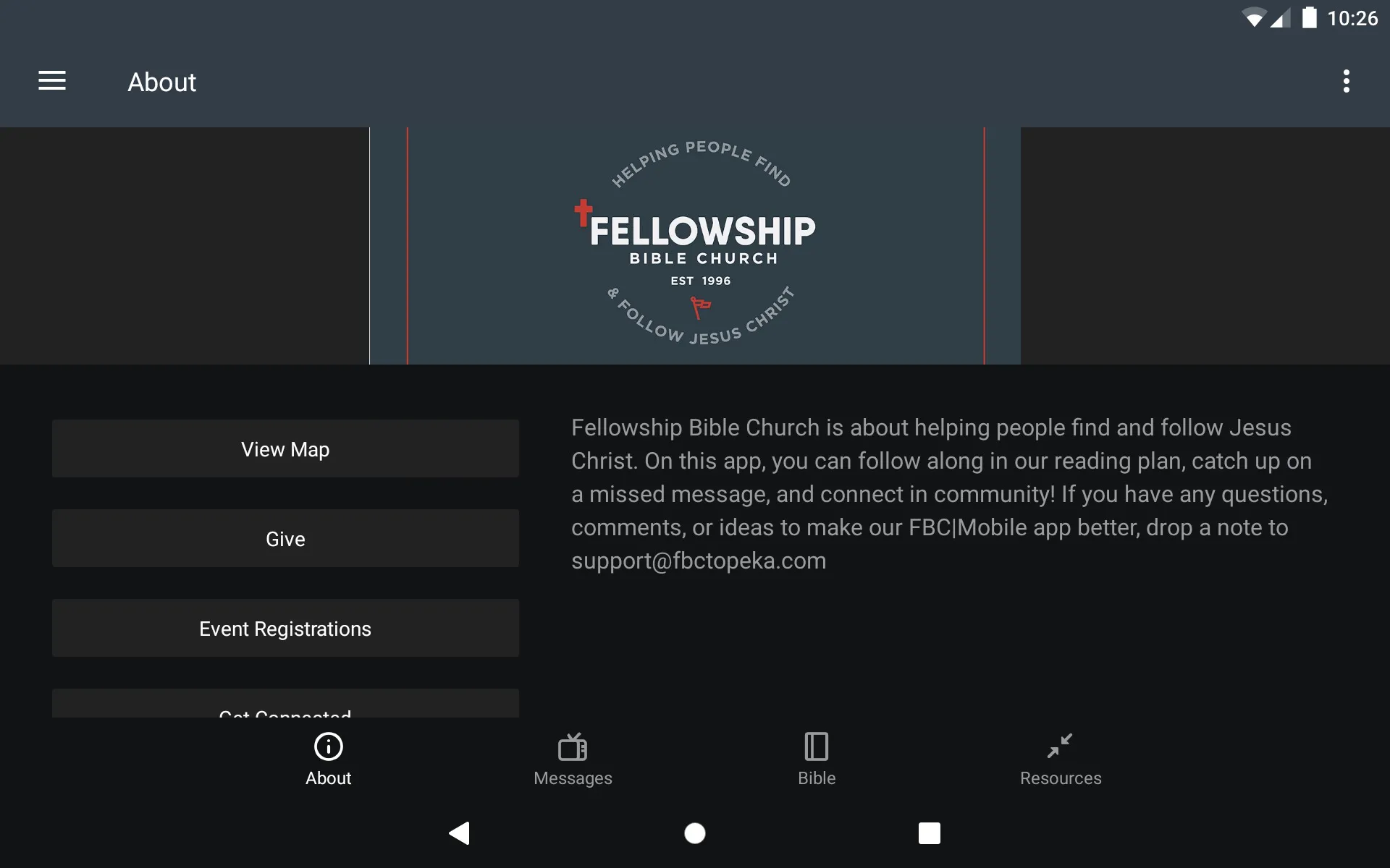 Fellowship Bible Church Topeka | Indus Appstore | Screenshot