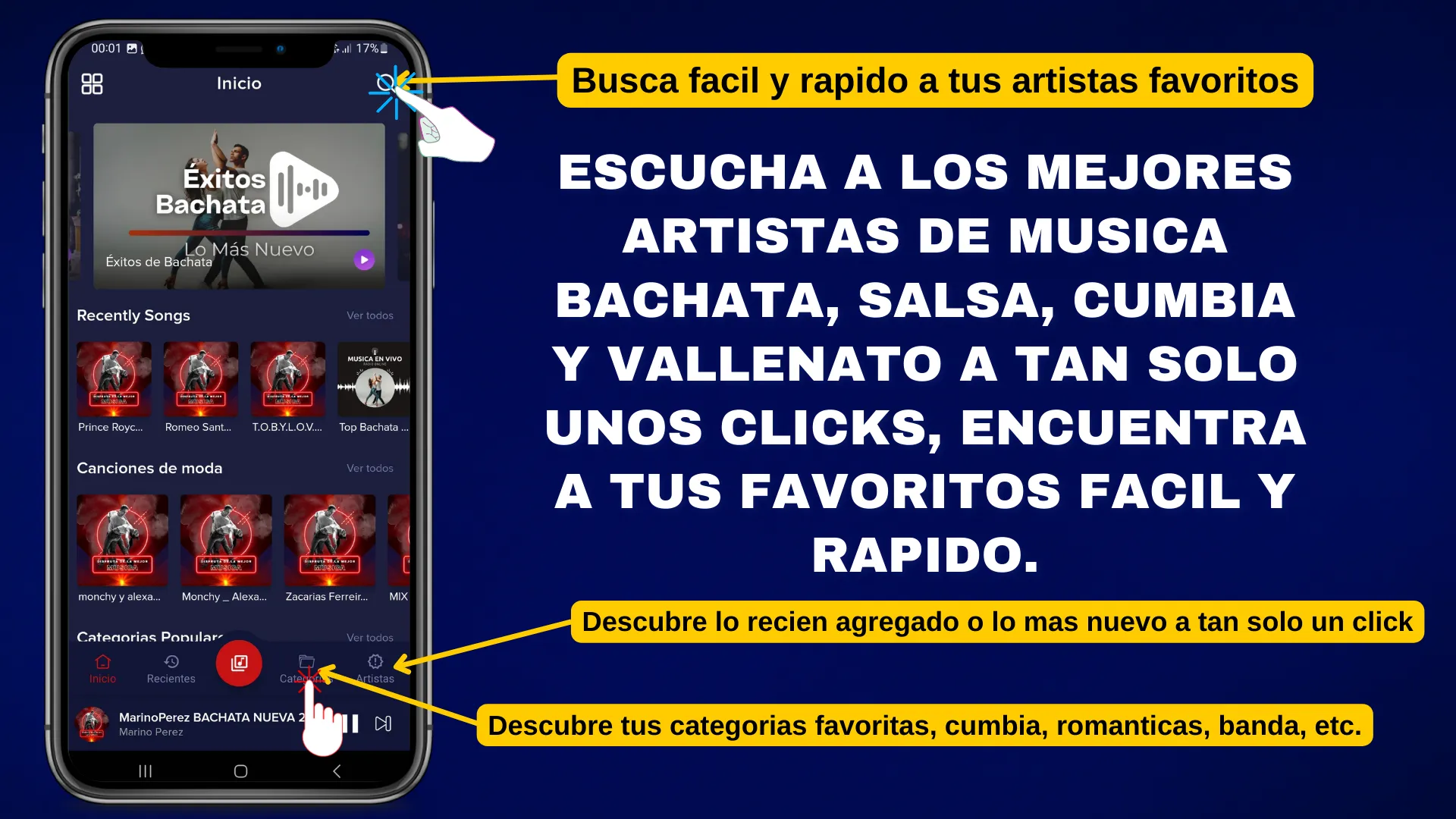 Música Bachata mix | Indus Appstore | Screenshot