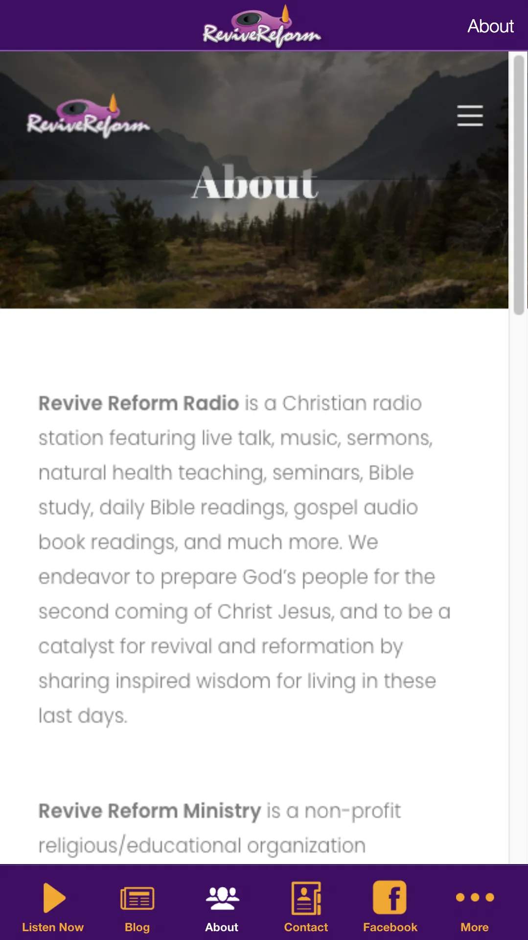 Revive Reform Radio | Indus Appstore | Screenshot