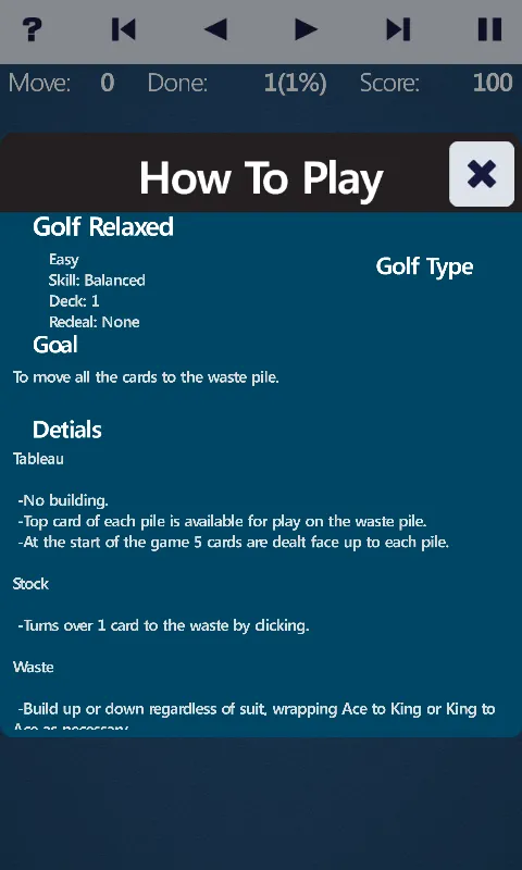 Golf Solitaire | Indus Appstore | Screenshot