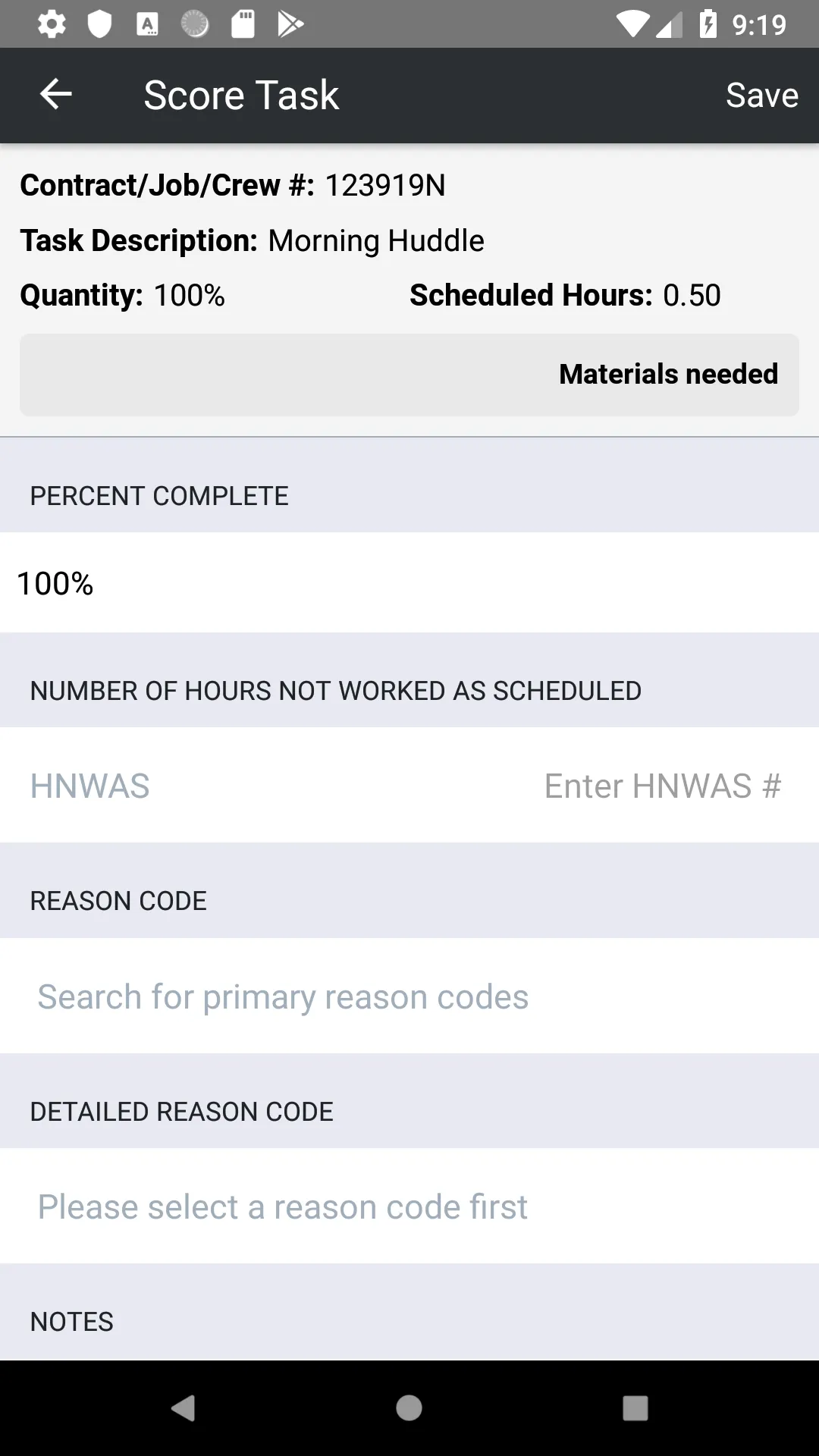 SIS® Short Interval Scheduling | Indus Appstore | Screenshot