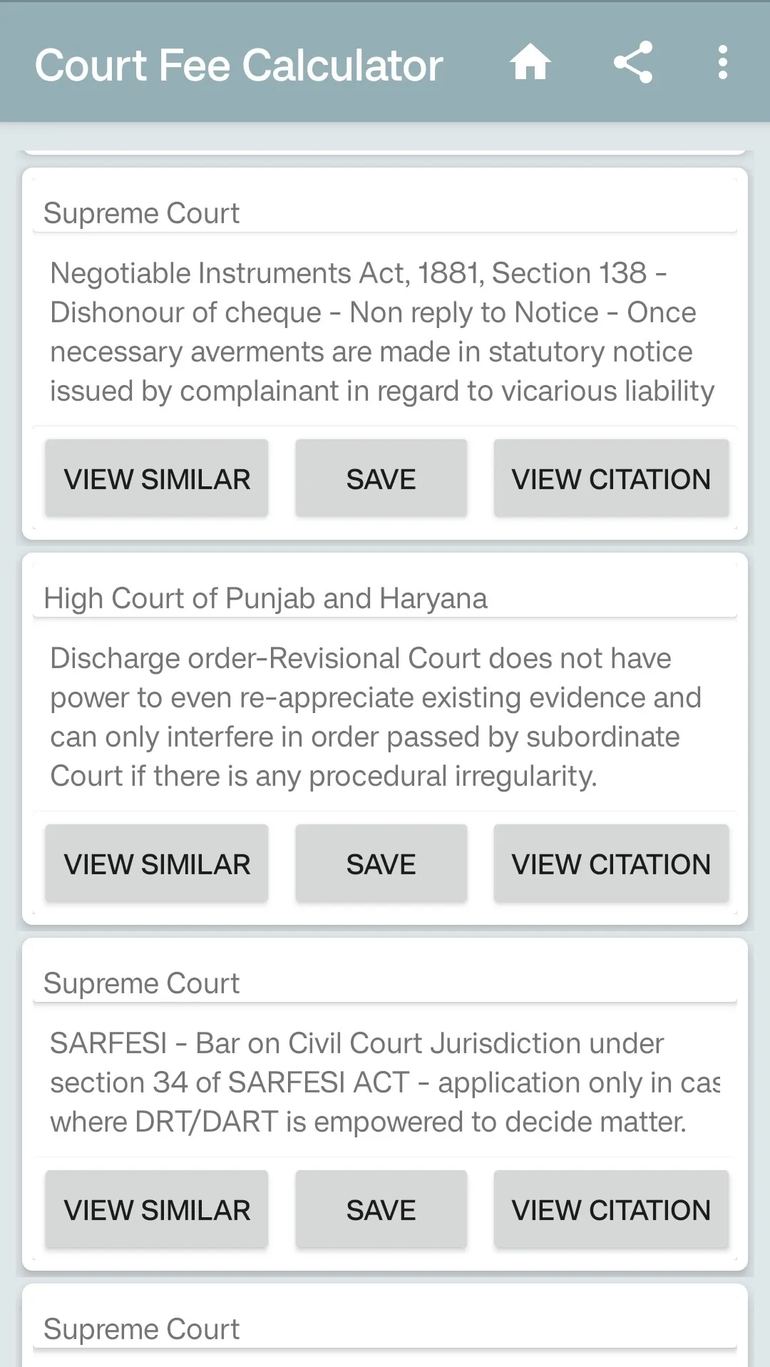 Court Fee Calculator BNS IPC | Indus Appstore | Screenshot